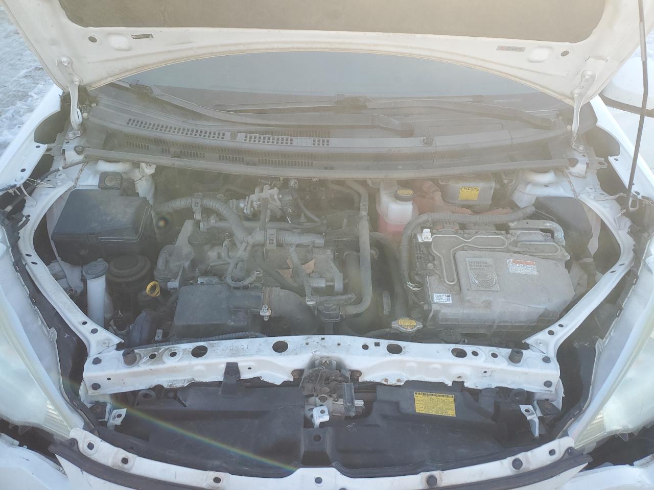 2013 Toyota Prius VIN JTDKDTB35D1551854 Copart auction photo, front end / minor dent/scratches damage thumbnail 11