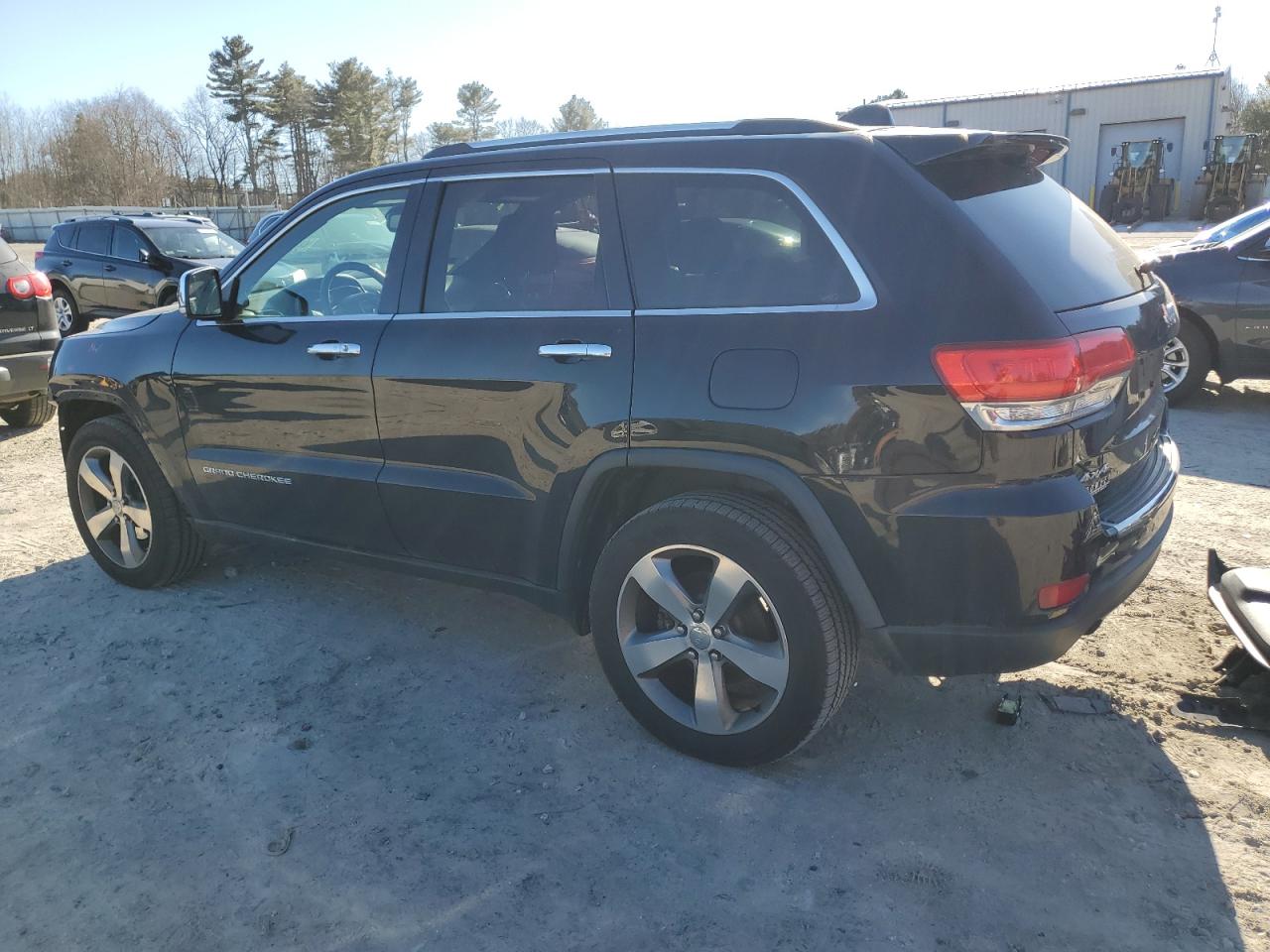 2014 Jeep Grand Cherokee VIN 1C4RJFBG7EC133040 Copart auction photo, front end / side damage thumbnail 2