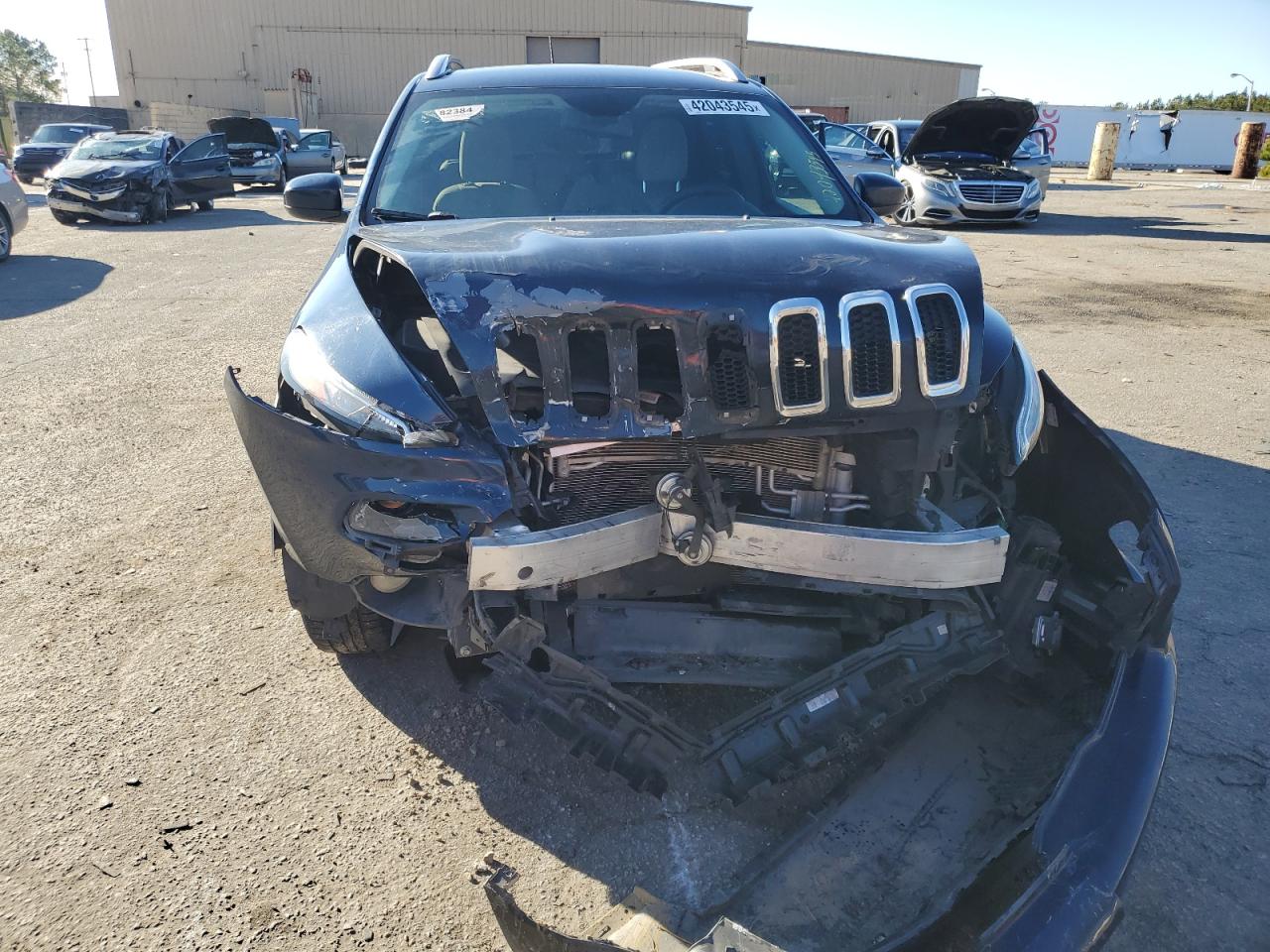 2018 Jeep Grand Cherokee VIN 1C4PJLCB5JD560701 Copart auction photo, front end damage thumbnail 5