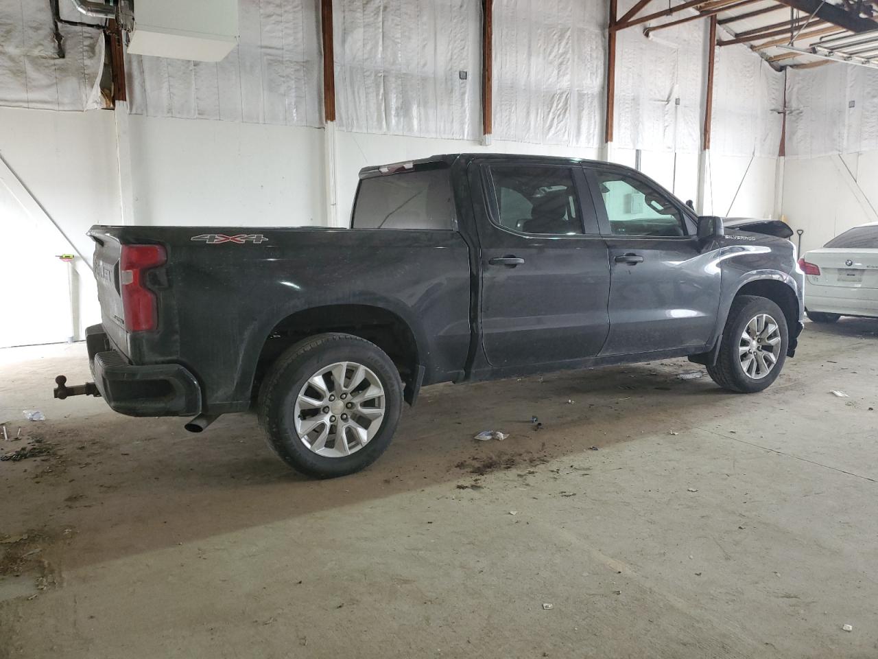 2022 Chevrolet Silverado VIN 1GCPYBEK1NZ127047 Copart auction photo, front end / rear end damage thumbnail 3