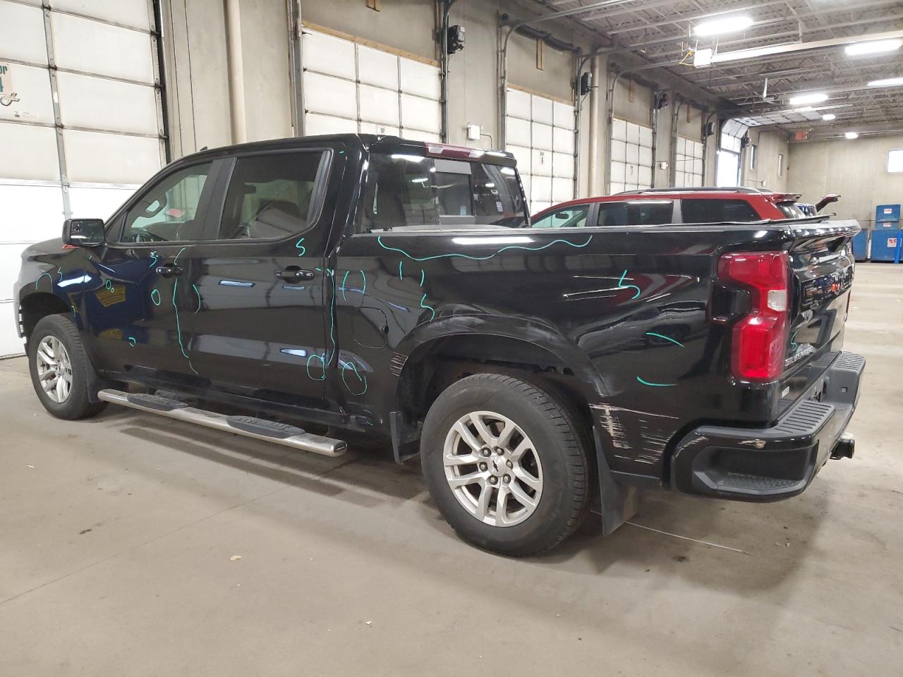 2019 Chevrolet Silverado VIN 3GCUYEED3KG231377 Copart auction photo, all over / hail damage thumbnail 2