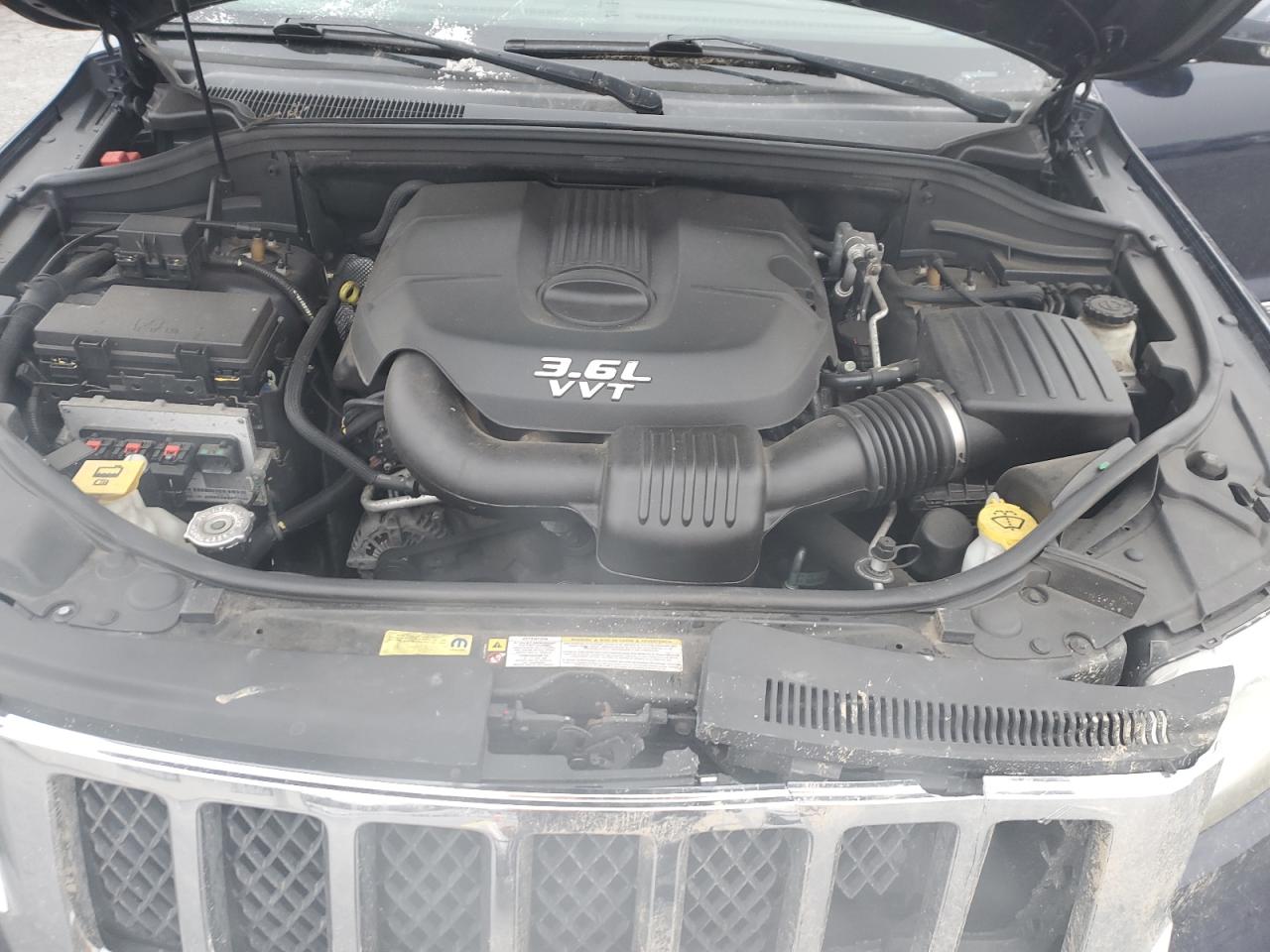 2012 Jeep Grand Cherokee VIN 1C4RJFCGXCC232866 Copart auction photo, front end damage thumbnail 12