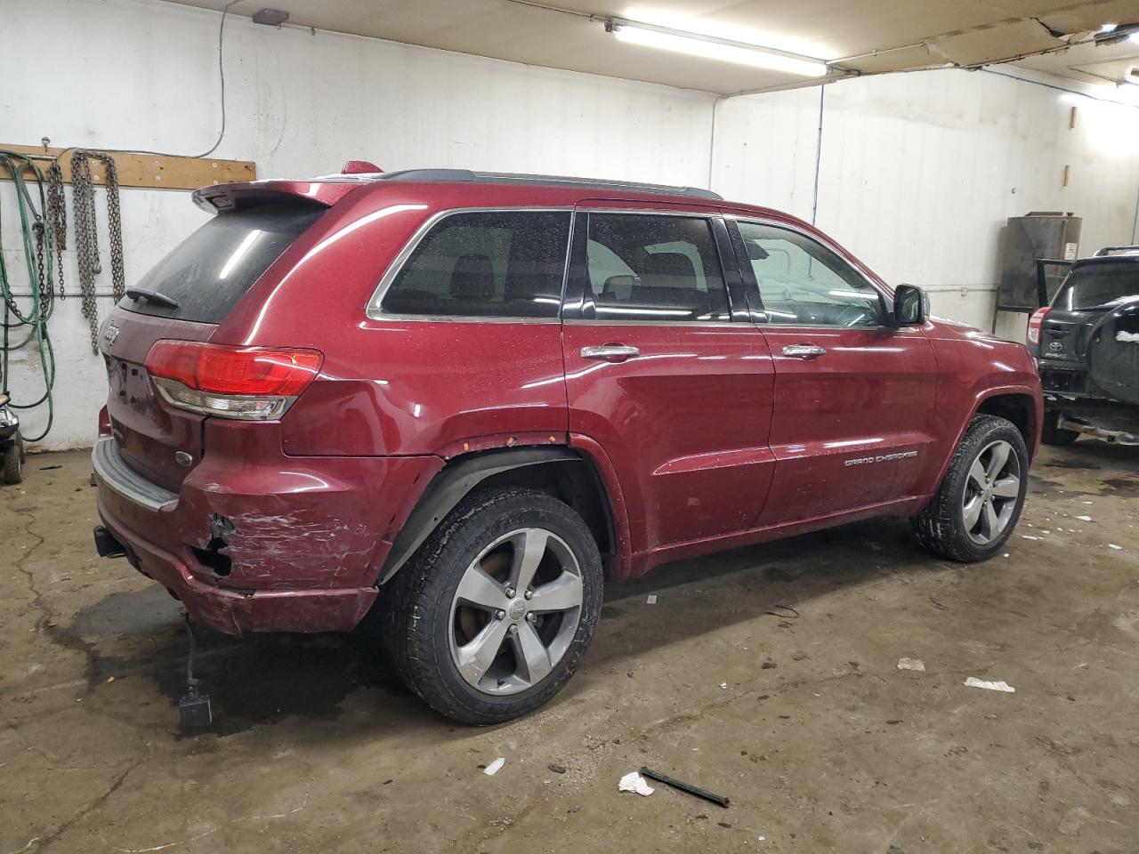 2015 Jeep Grand Cherokee VIN 1C4RJFCG7FC679837 Copart auction photo, rear end damage thumbnail 3