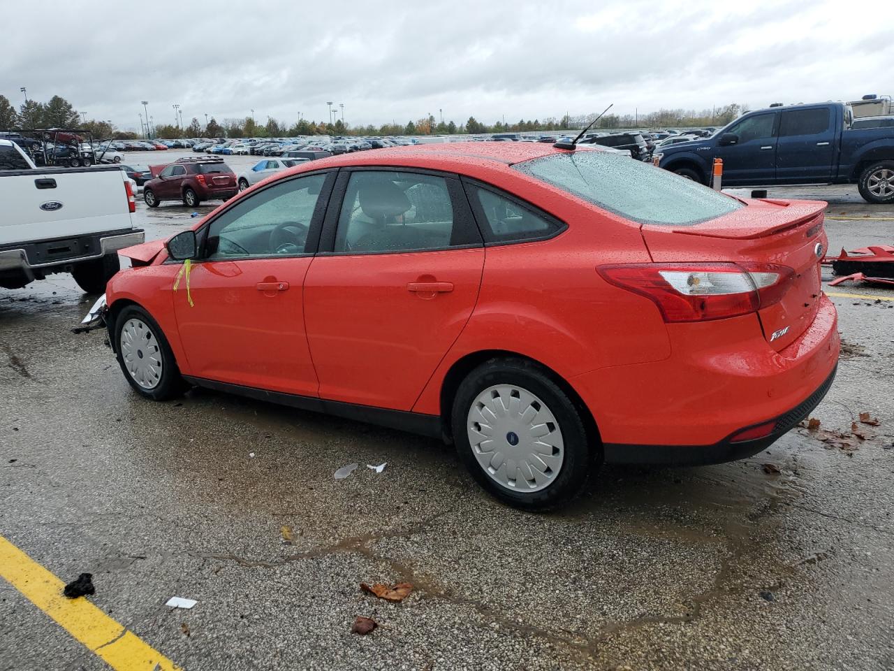 2013 Ford Focus VIN 1FADP3F23DL114267 Copart auction photo, front end damage thumbnail 2