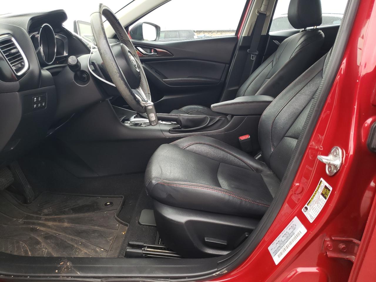 2015 Mazda 3 VIN JM1BM1M36F1240096 Copart auction photo, front end damage thumbnail 7