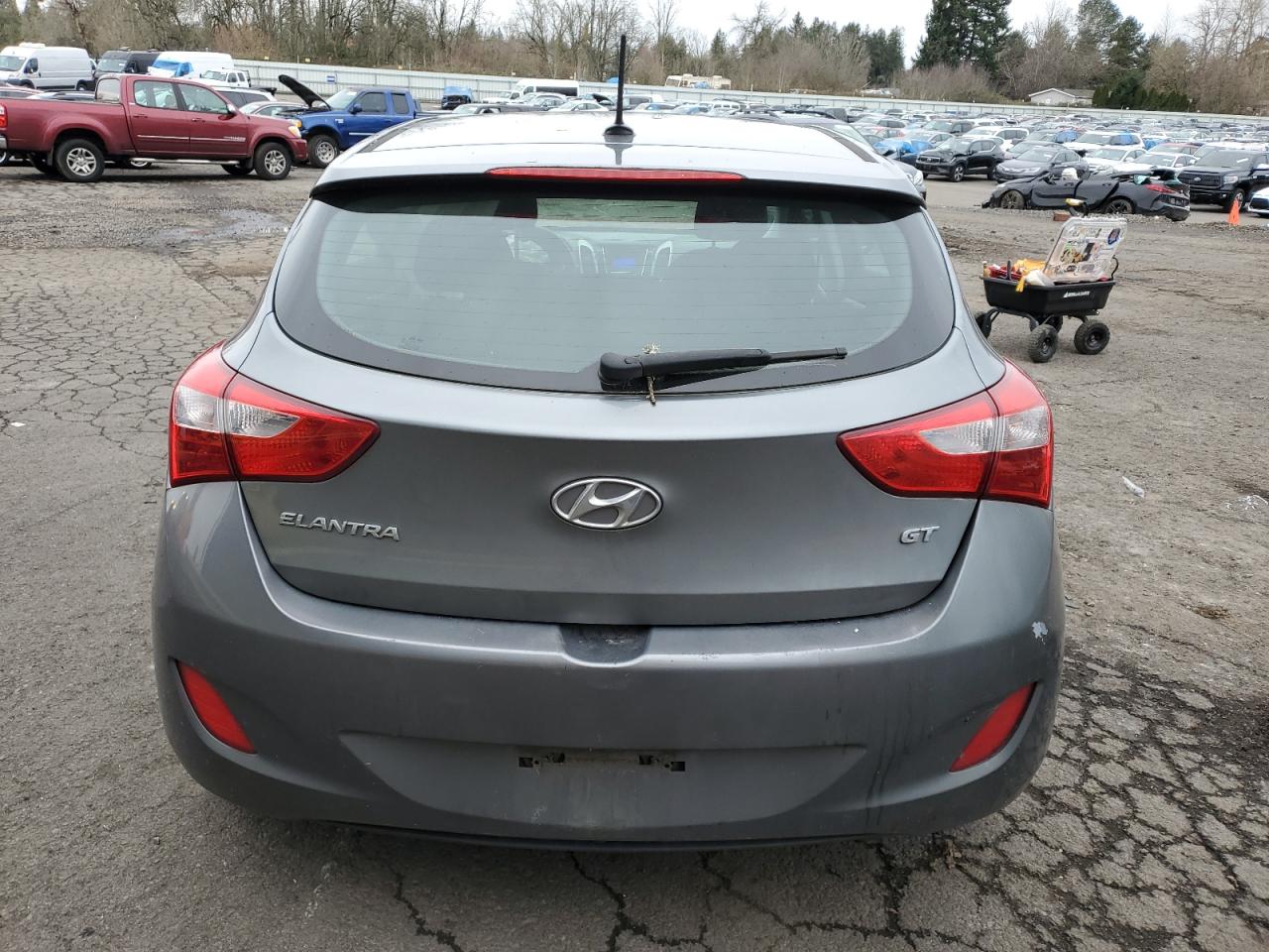 2017 Hyundai Elantra VIN KMHD35LH6HU364575 Copart auction photo, front end damage thumbnail 6