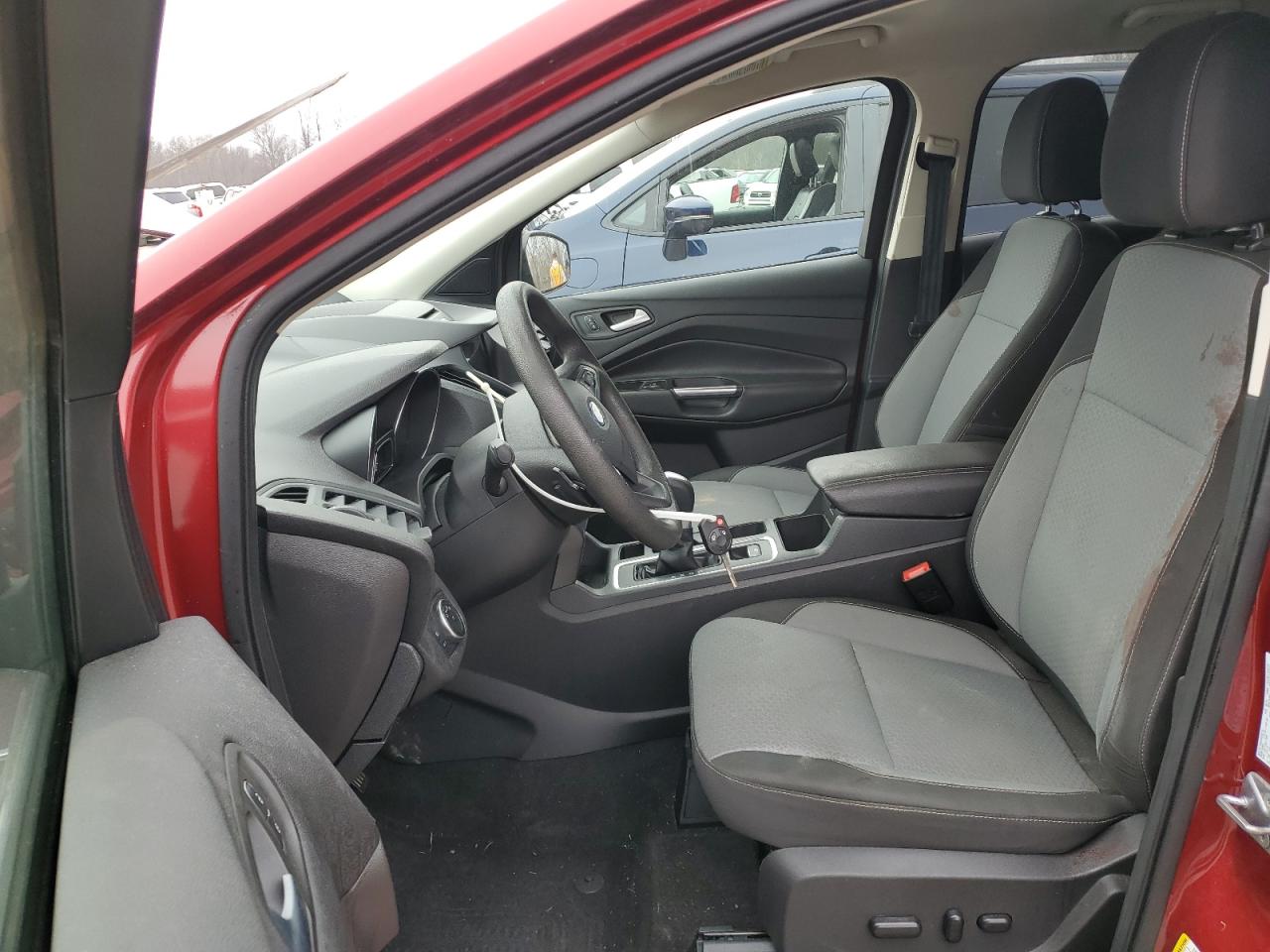 2017 Ford Escape VIN 1FMCU9GD8HUB27691 Copart auction photo, front end / side damage thumbnail 7