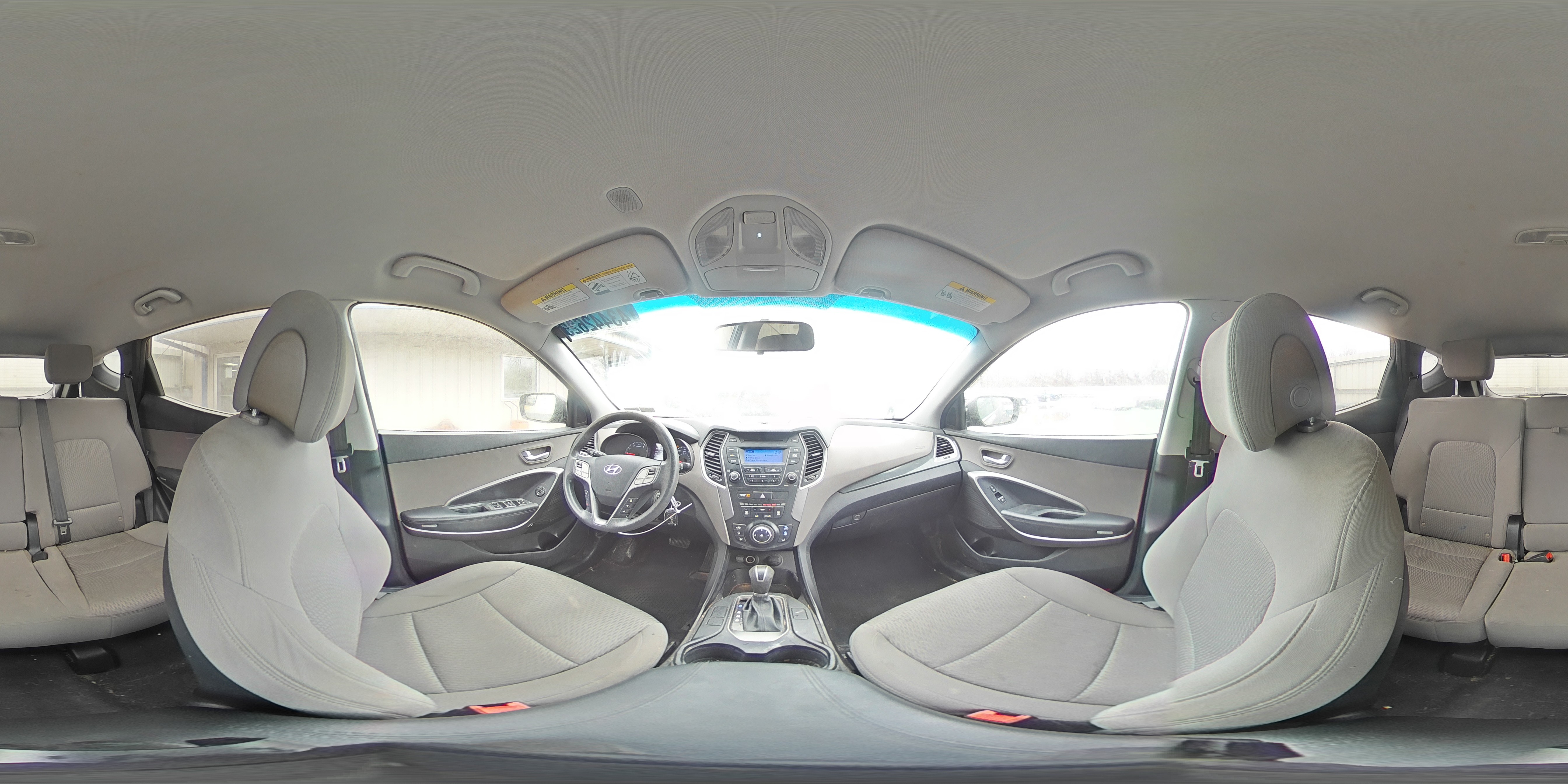 2015 Hyundai Santa Fe VIN 5XYZTDLB8FG302027 Copart auction photo, front end damage thumbnail 15