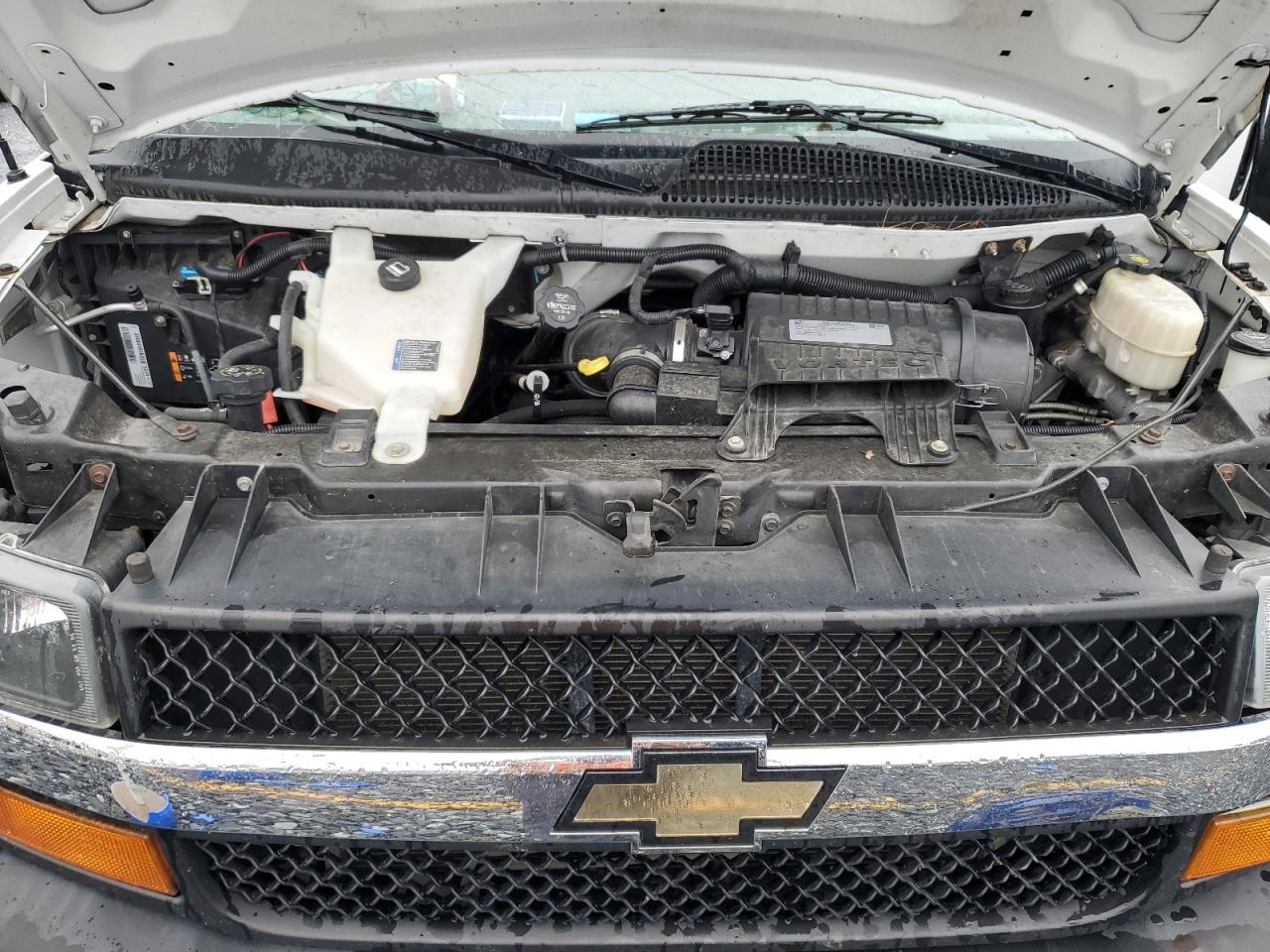 2017 Chevrolet Express VIN 1GCWGAFF4H1338868 Copart auction photo, all over damage thumbnail 7