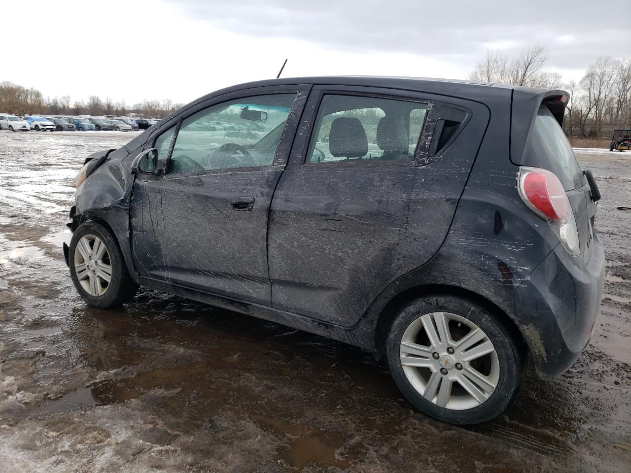 2014 Chevrolet Spark VIN KL8CB6S94EC421594 Copart auction photo, front end damage thumbnail 2