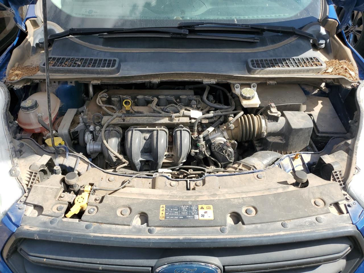 2017 Ford Escape VIN 1FMCU0F78HUC34554 Copart auction photo, undercarriage / side damage thumbnail 14