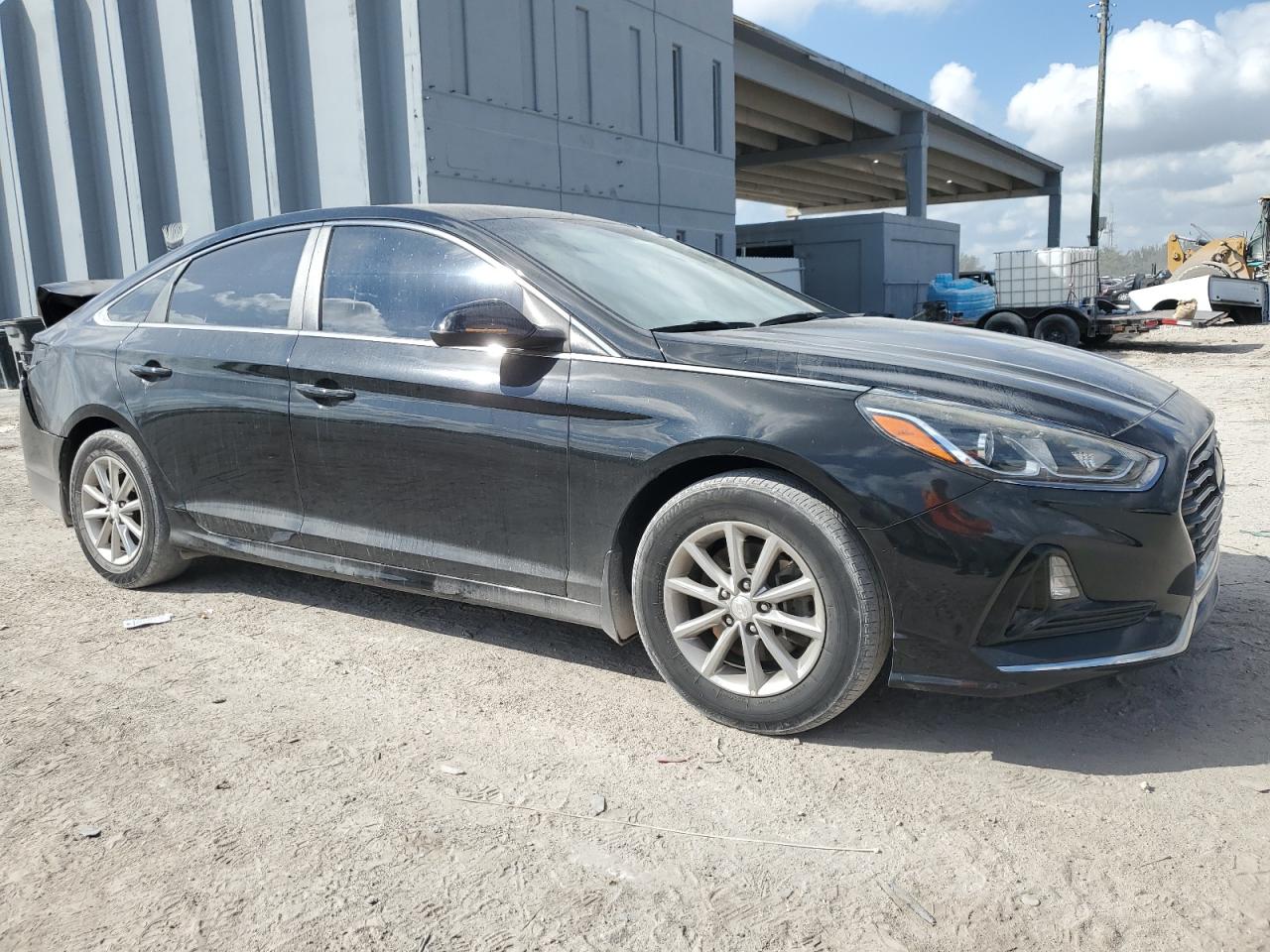 2018 Hyundai Sonata VIN 5NPE24AFXJH703779 Copart auction photo, rear end / front end damage thumbnail 4