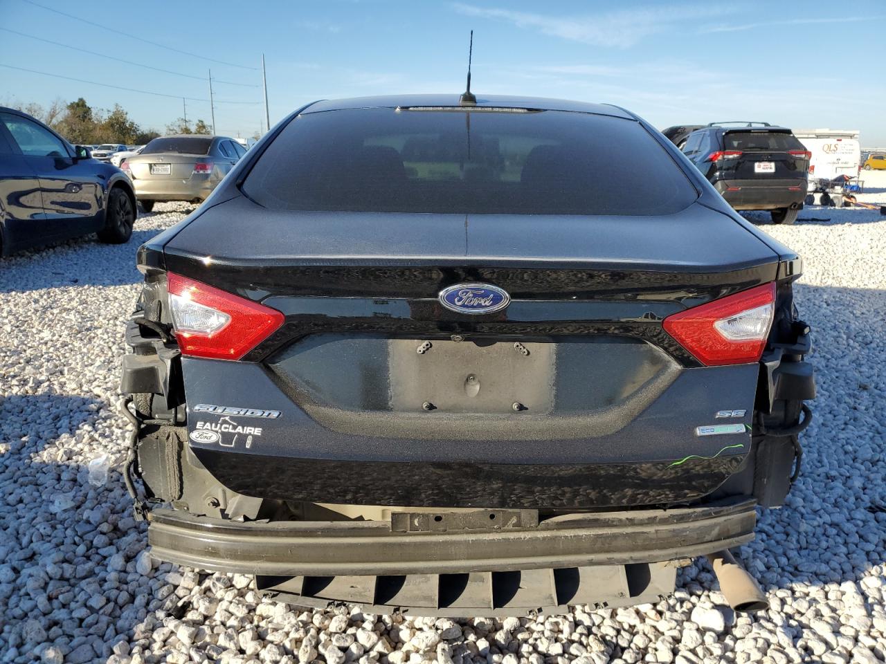 2016 Ford Fusion VIN 3FA6P0HD8GR383859 Copart auction photo, rear end damage thumbnail 6