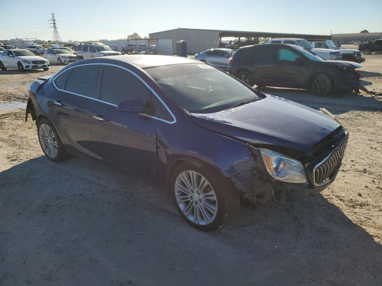 2014 Buick Verano VIN 1G4PP5SK3E4185047 Copart auction photo, all over damage thumbnail 4