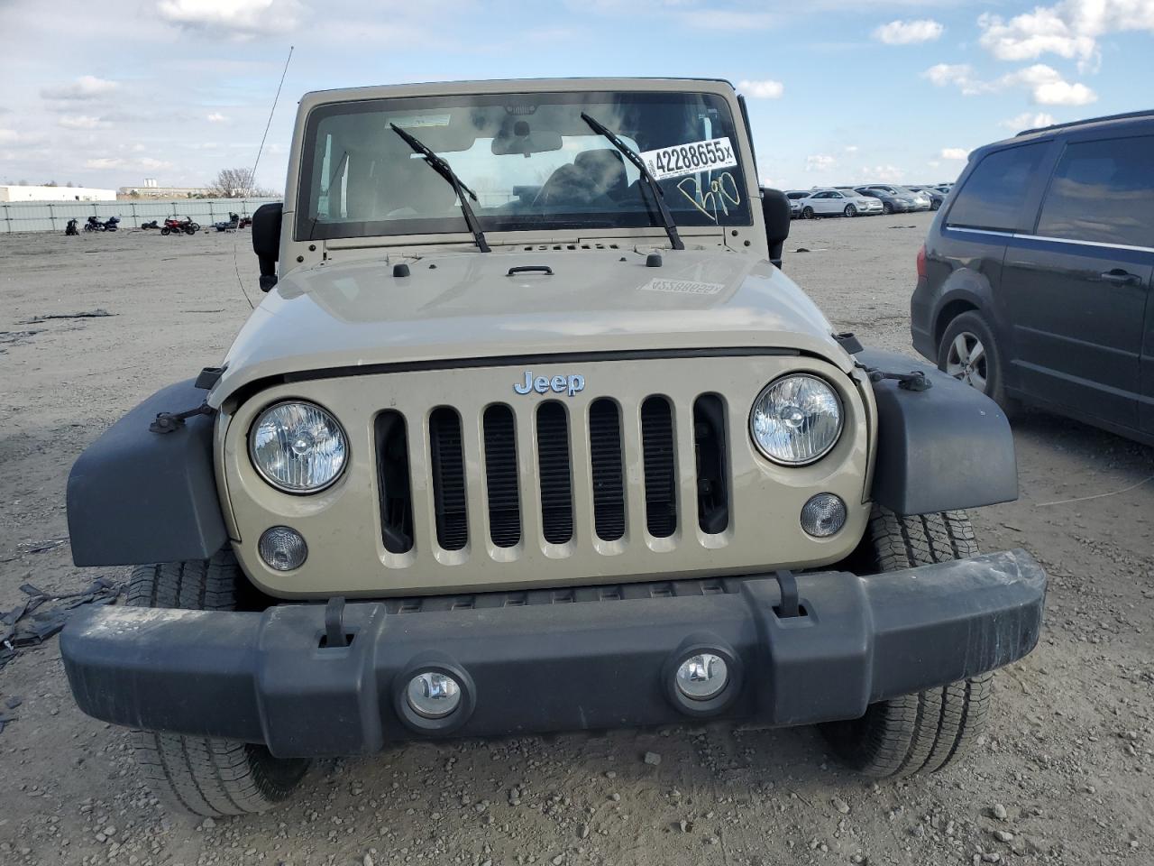 2017 Jeep Wrangler VIN 1C4AJWAG4HL683055 Copart auction photo, rear end damage thumbnail 5