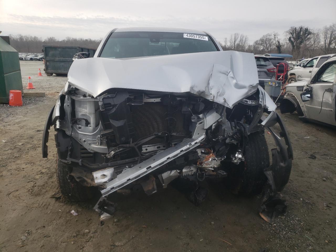 2022 Toyota Tacoma VIN 3TMAZ5CN5NM170051 Copart auction photo, front end / side damage thumbnail 5