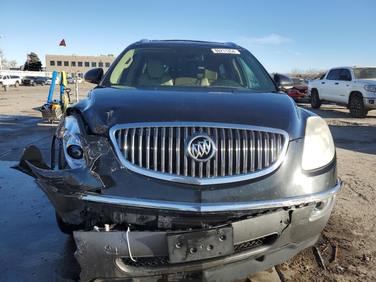 2012 Buick Enclave VIN 5GAKVCED0CJ323732 Copart auction photo, front end / hail damage thumbnail 5