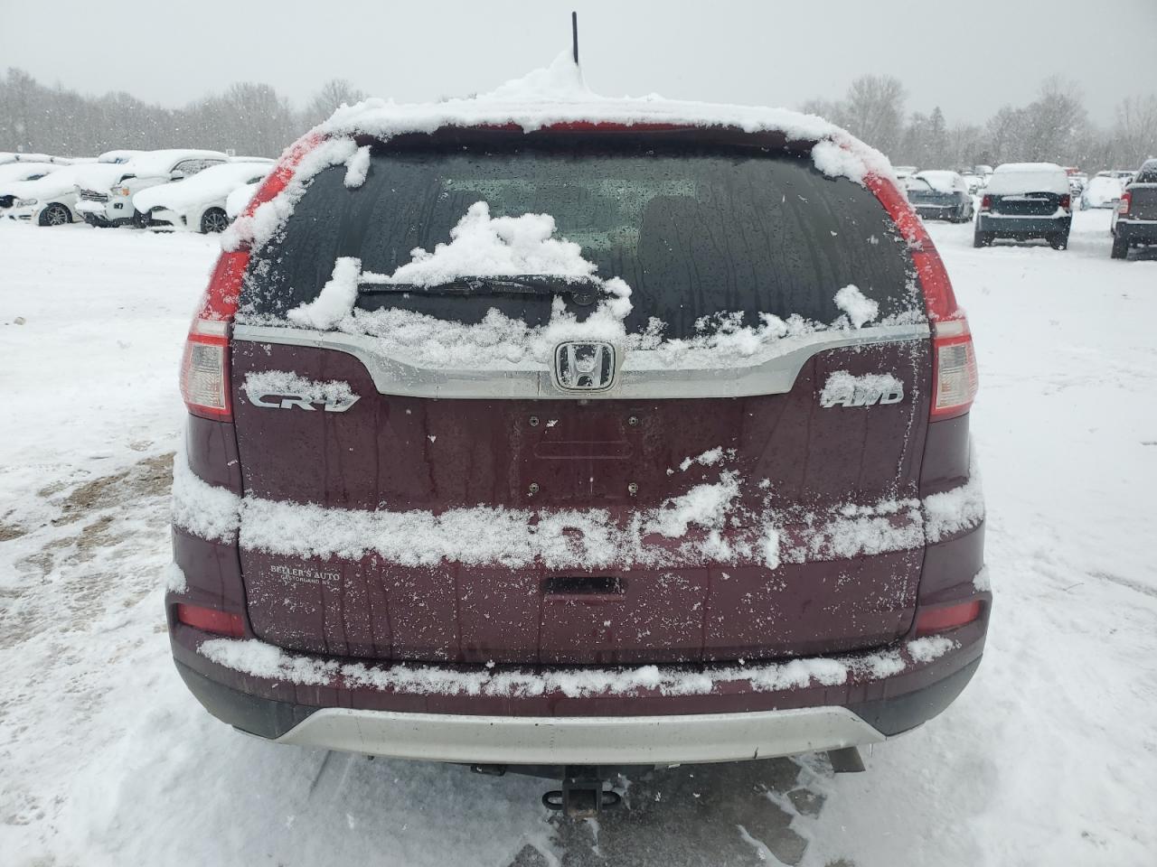 2016 Honda CR-V VIN 5J6RM4H50GL135694 Copart auction photo, front end / minor dent/scratches damage thumbnail 6
