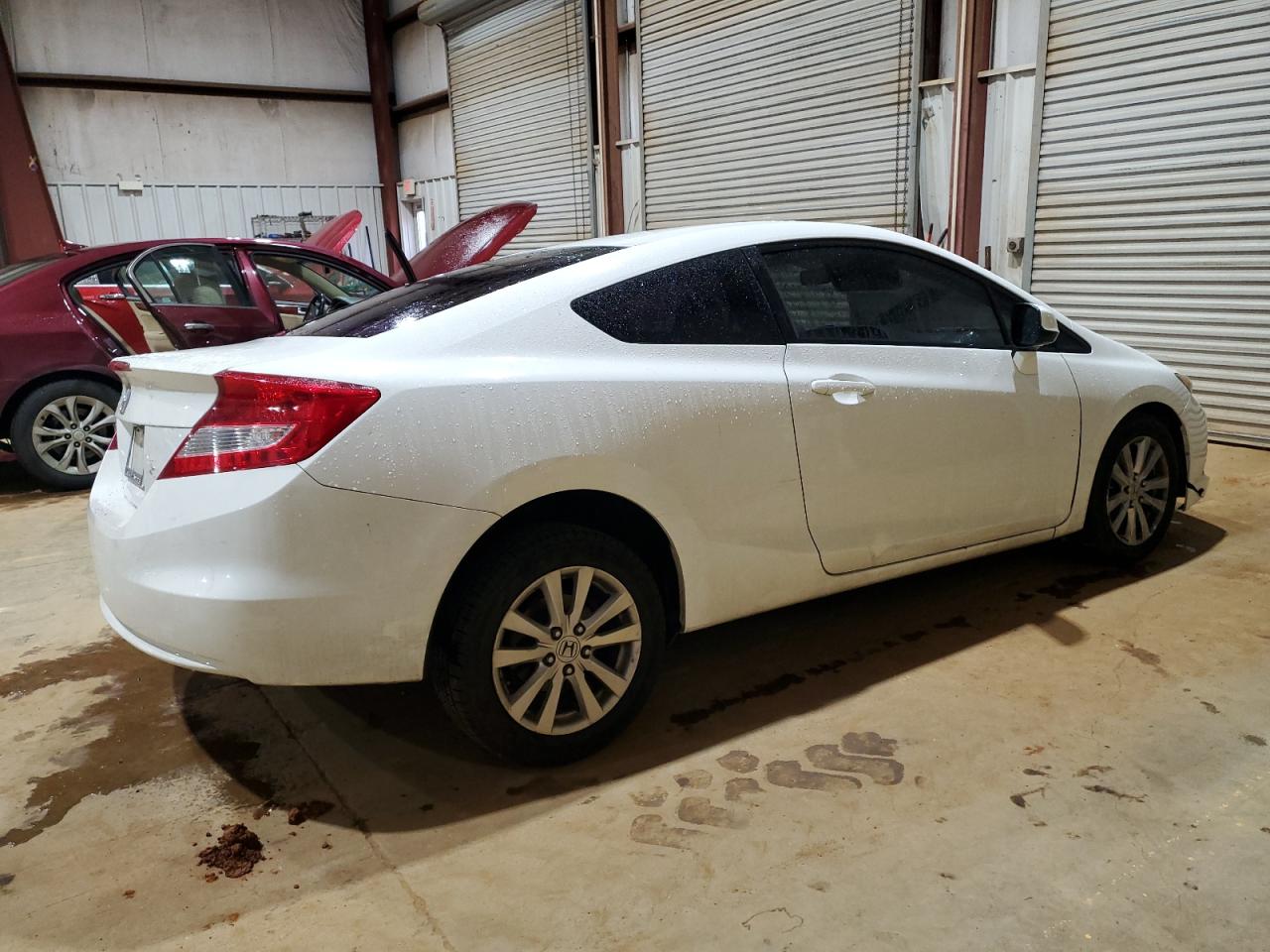 2012 Honda Civic VIN 2HGFG3B84CH532136 Copart auction photo, undercarriage / front end damage thumbnail 3