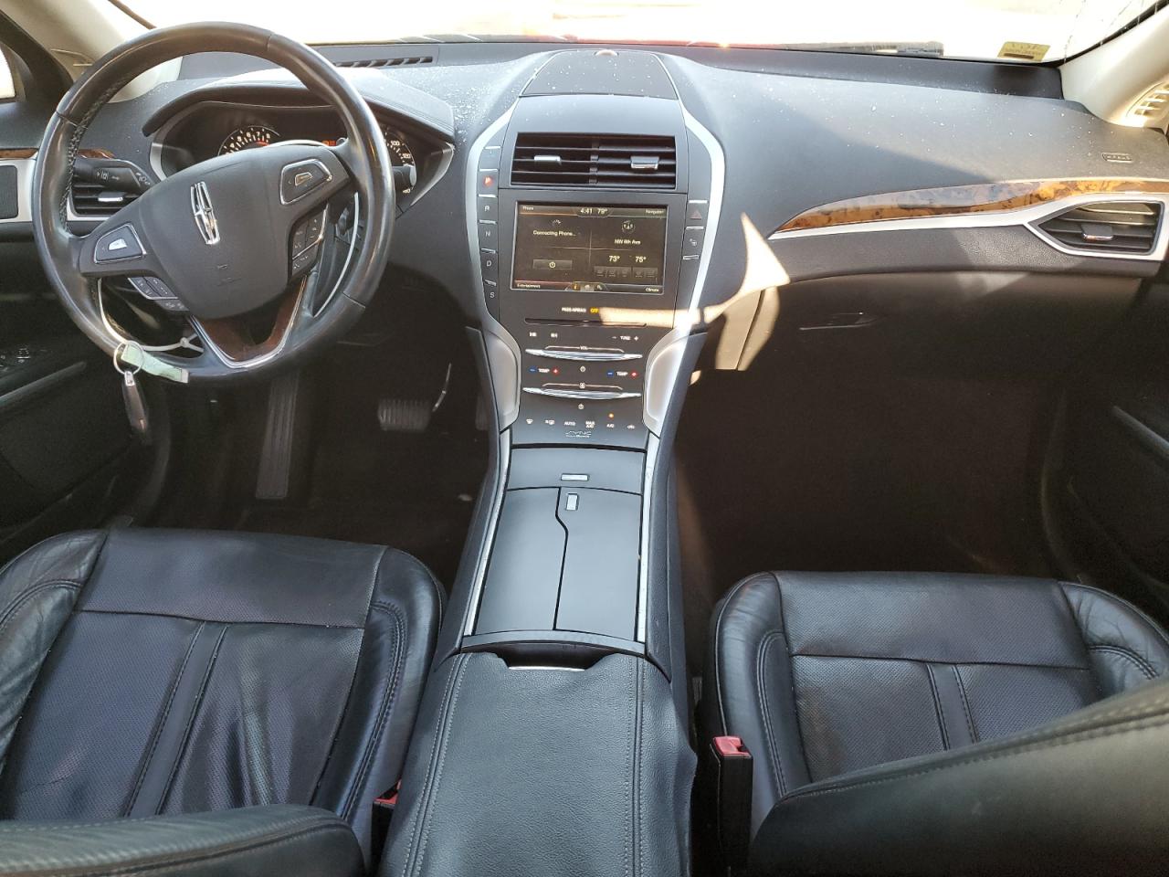 2015 Lincoln MKZ VIN 3LN6L2G92FR606020 Copart auction photo, all over damage thumbnail 8