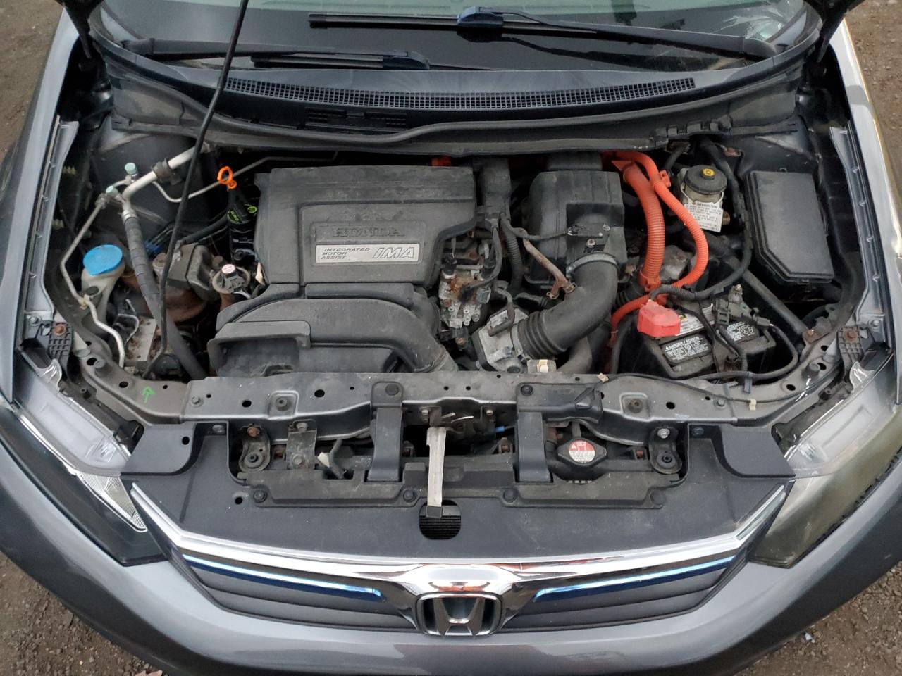 2012 Honda Civic VIN JHMFB4F29CS007217 Copart auction photo, front end / side damage thumbnail 11