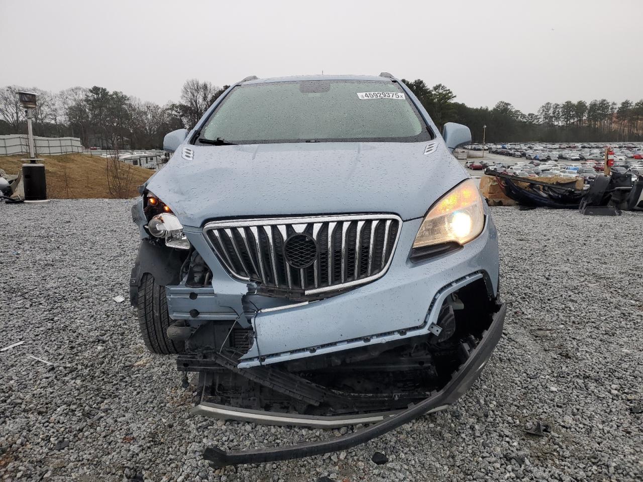 2013 Buick Encore VIN KL4CJBSB5DB117761 Copart auction photo, front end / minor dent/scratches damage thumbnail 5