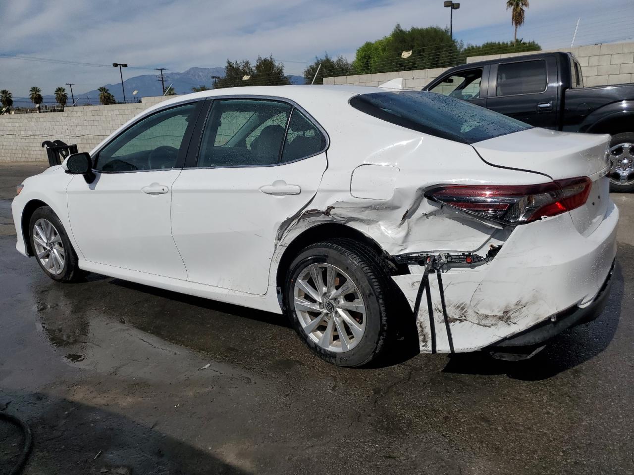 2023 Toyota Camry VIN 4T1C11AK9PU806238 Copart auction photo, rear end / side damage thumbnail 2
