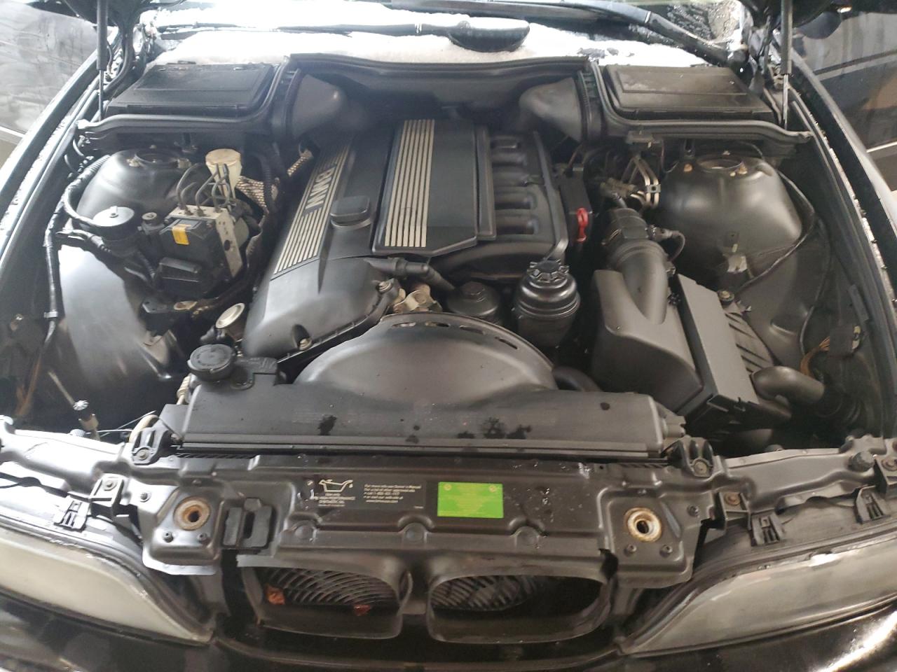 2000 BMW 5er VIN WBADM6342YGU16431 Copart auction photo, burn damage thumbnail 11