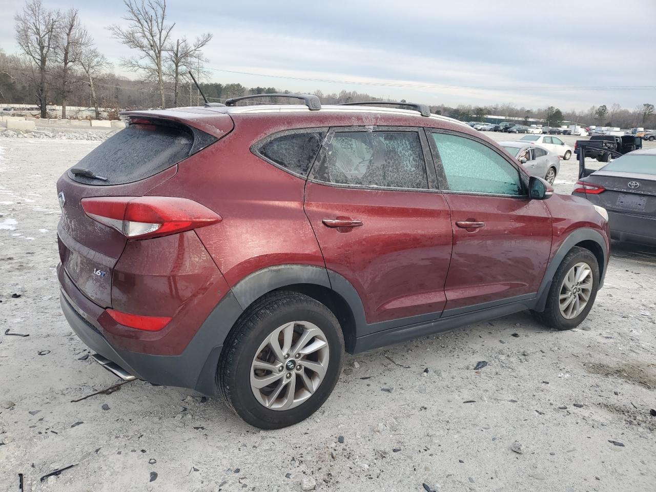 2016 Hyundai Tucson VIN KM8J33A28GU146111 Copart auction photo, mechanical damage thumbnail 3