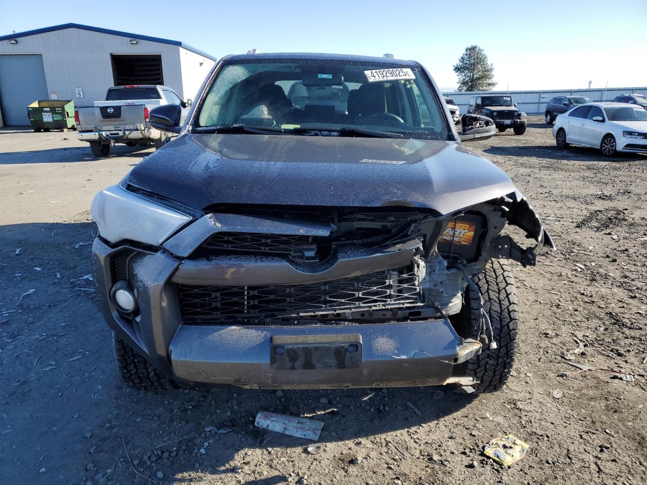 2015 Toyota 4Runner VIN JTEBU5JR0F5216476 Copart auction photo, front end / side damage thumbnail 5