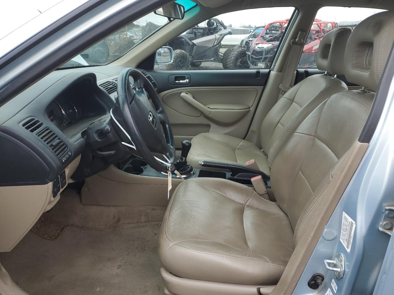 2003 Honda Civic VIN JHMES95633S029646 Copart auction photo, all over damage thumbnail 7