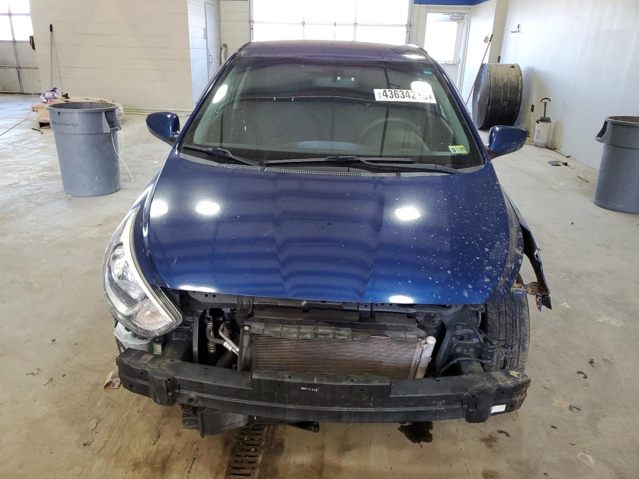 2017 Hyundai Accent VIN KMHCT5AE4HU320448 Copart auction photo, front end / undercarriage damage thumbnail 5