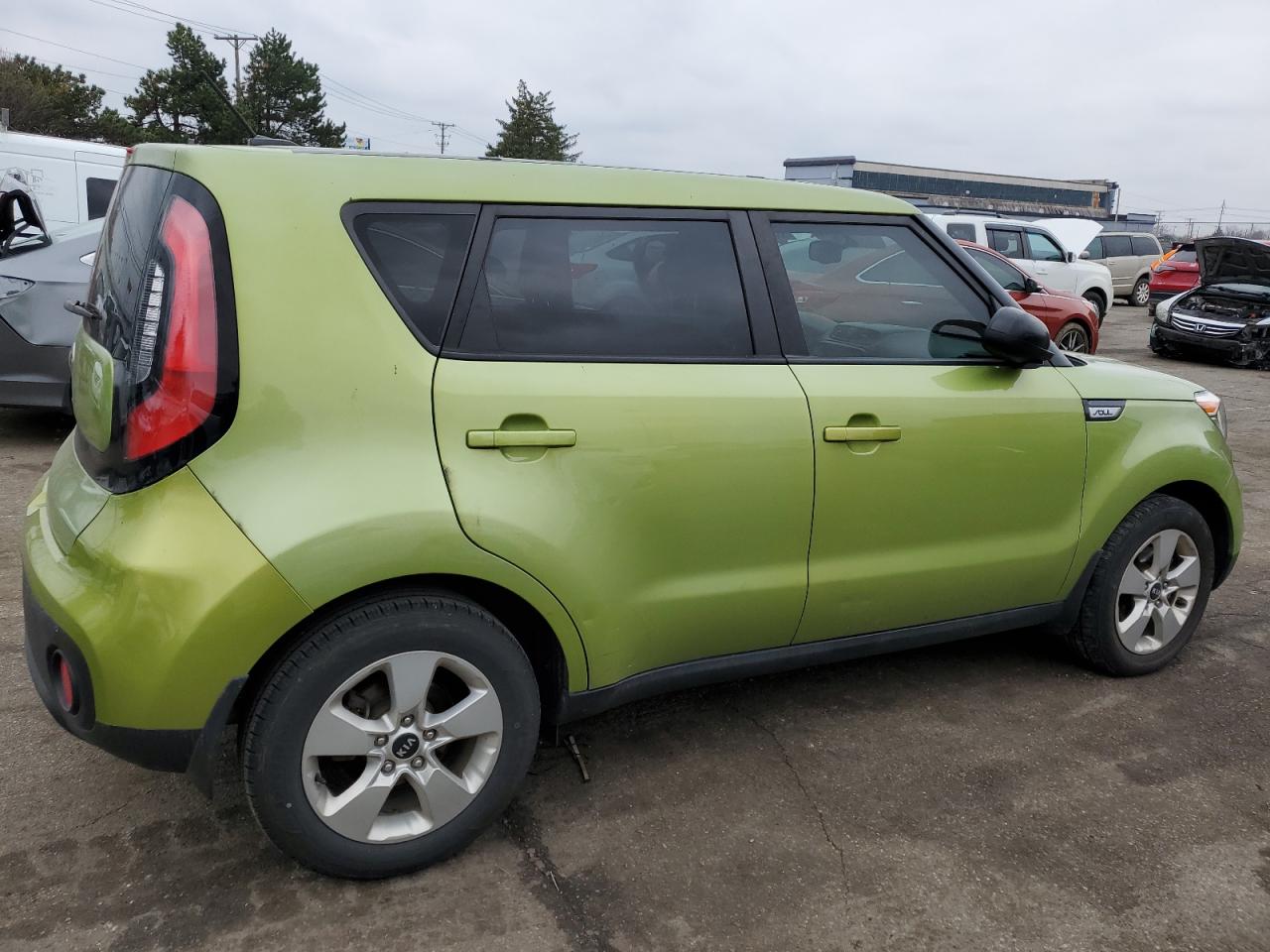 2017 KIA Soul VIN KNDJN2A2XH7883092 Copart auction photo, burn - engine damage thumbnail 3