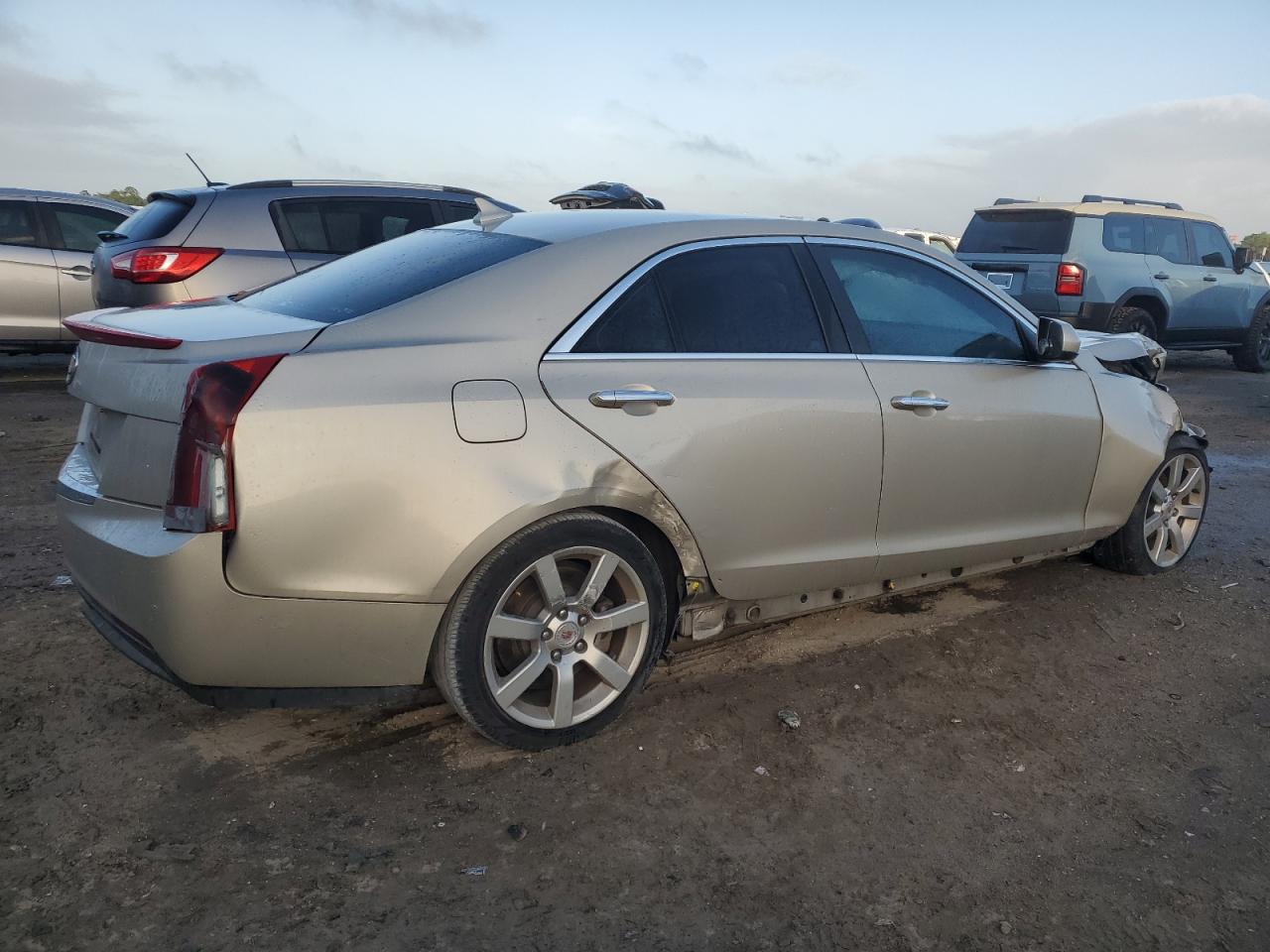 2013 Cadillac ATS VIN 1G6AA5RA2D0165745 Copart auction photo, all over damage thumbnail 3