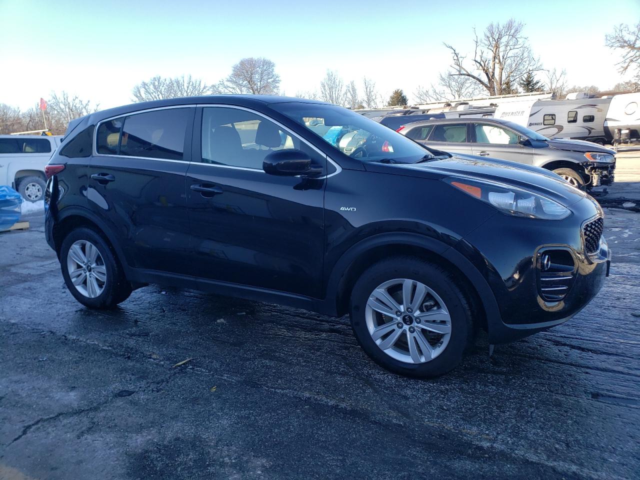 2017 KIA Sportage VIN KNDPMCAC8H7223967 Copart auction photo, rear end damage thumbnail 4