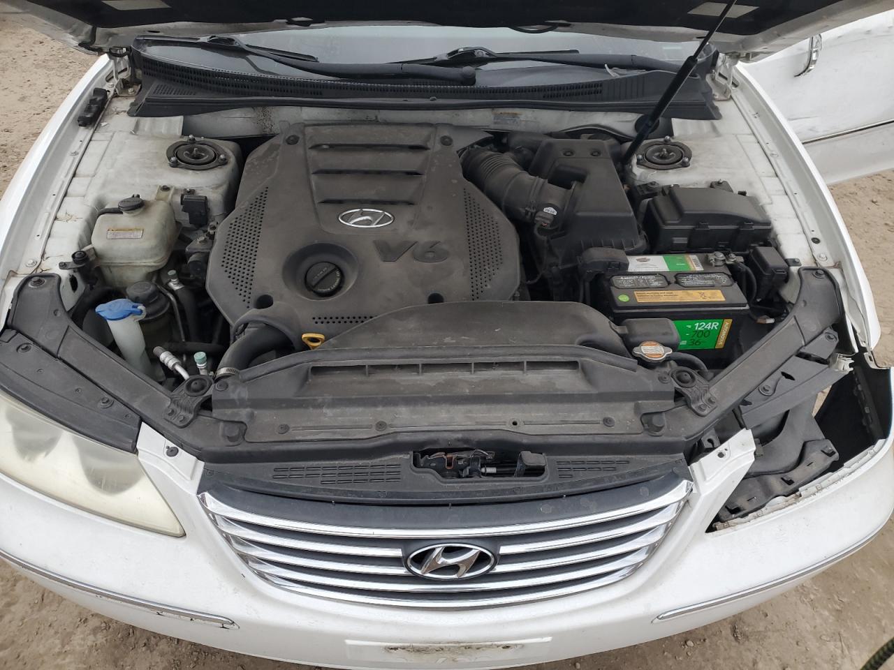 2009 Hyundai Azera VIN KMHFC46F69A387497 Copart auction photo, front end / side damage thumbnail 11