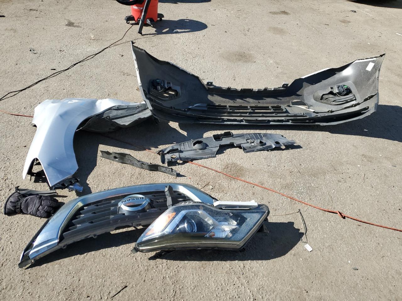 2018 Nissan Pathfinder VIN 5N1DR2MN9JC620575 Copart auction photo, front end damage thumbnail 13