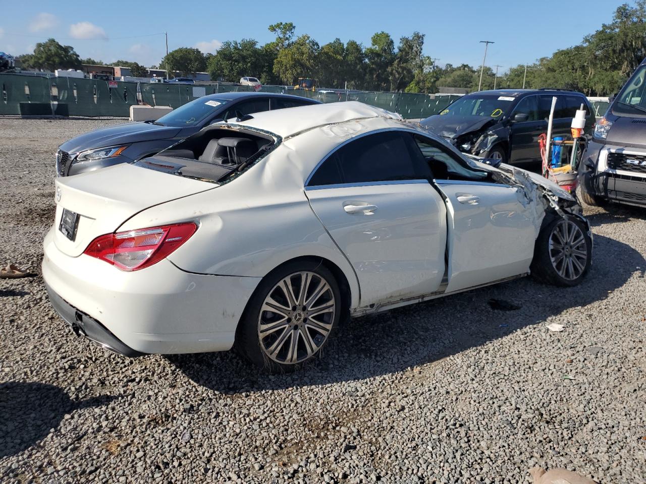 2018 Mercedes-Benz CLA-klasse VIN WDDSJ4EB7JN588903 Copart auction photo, all over damage thumbnail 3