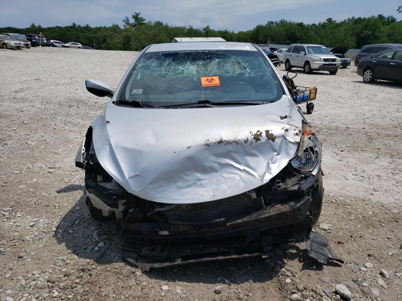 2012 Hyundai Elantra VIN 5NPDH4AE0CH105740 Copart auction photo, rollover damage thumbnail 5