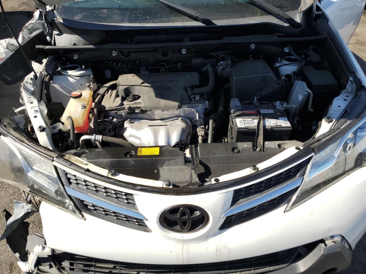 2014 Toyota RAV 4 VIN JTMZFREV1EJ022198 Copart auction photo, rollover damage thumbnail 12