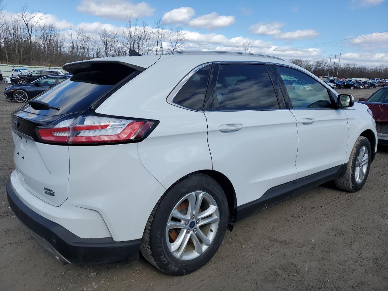 2020 Ford Edge VIN 2FMPK4J98LBB13156 Copart auction photo, rear end damage thumbnail 3