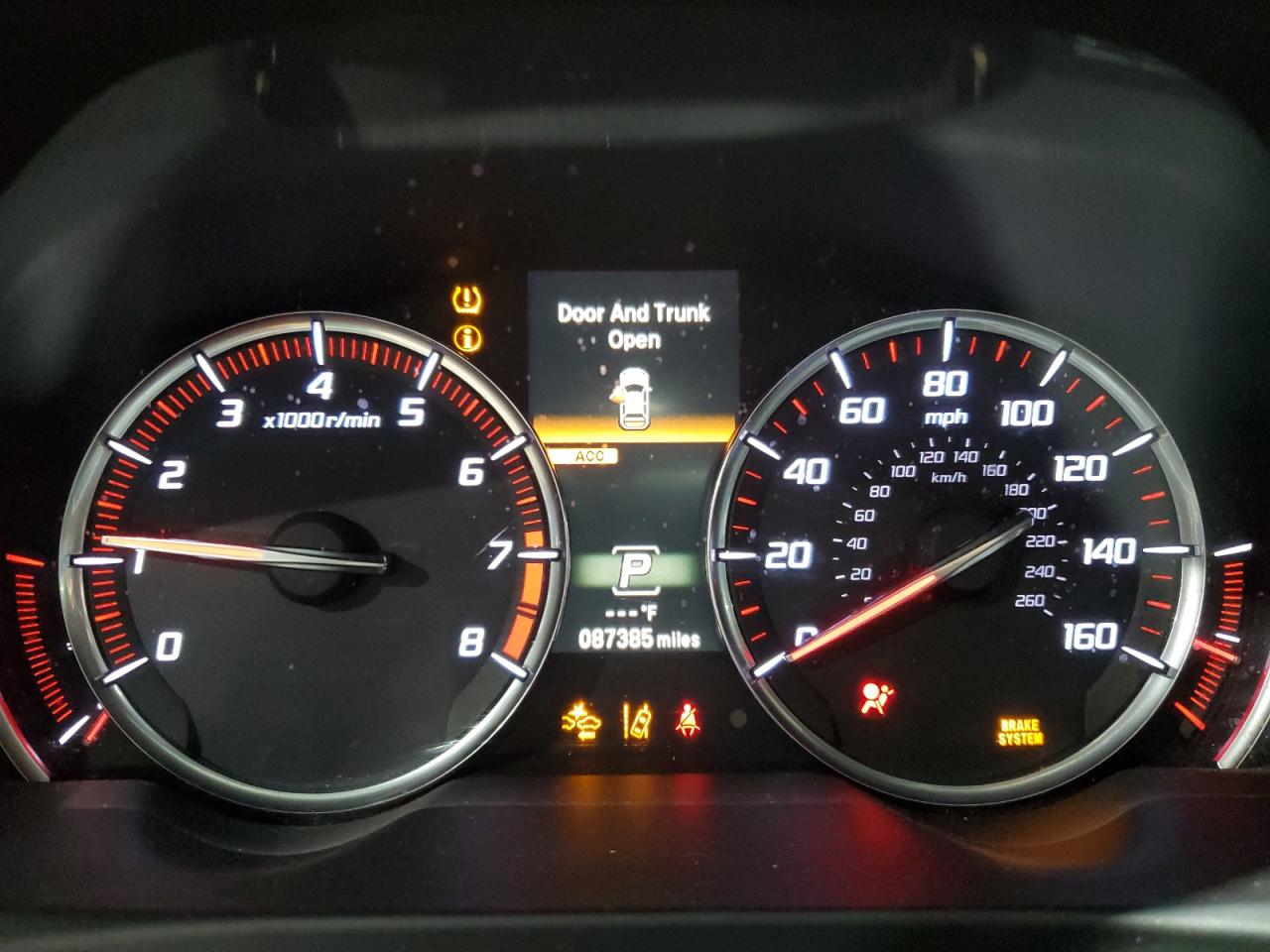 2019 Acura TLX VIN 19UUB3F61KA002637 Copart auction photo, front end / minor dent/scratches damage thumbnail 9