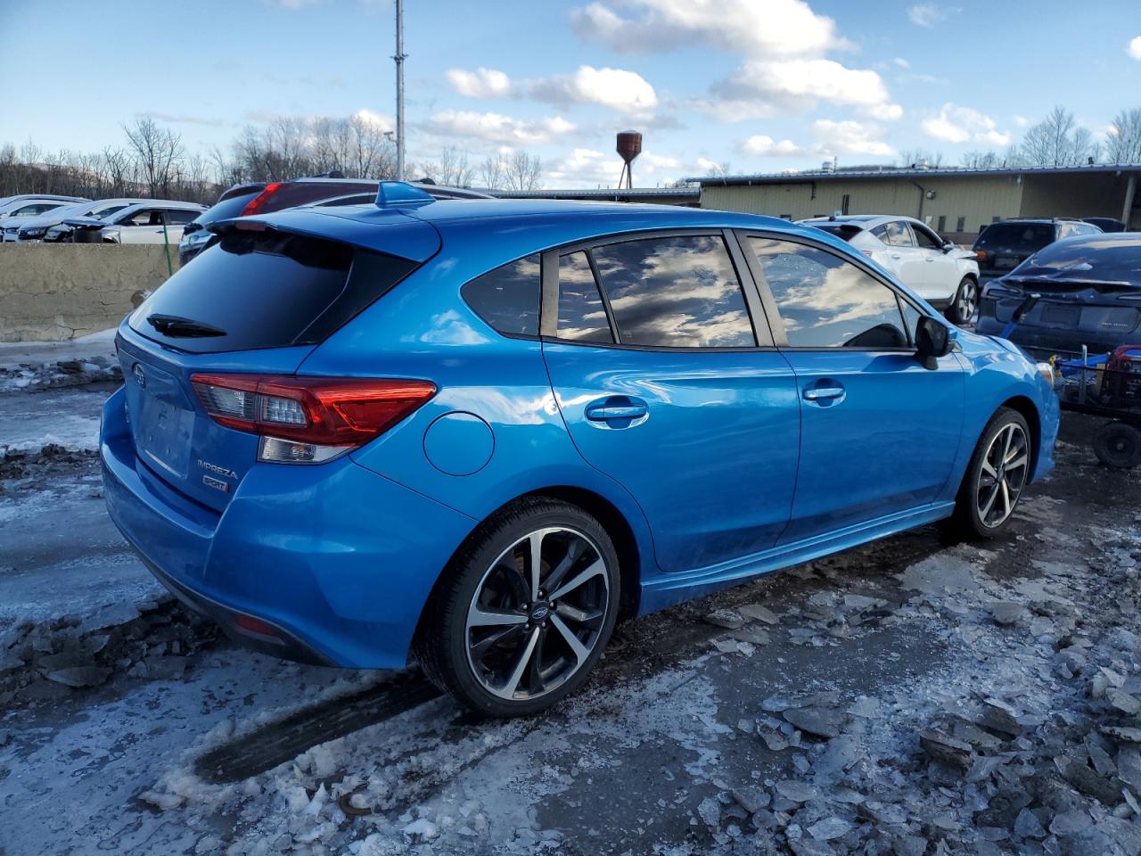 2020 Subaru Impreza VIN 4S3GTAM60L3711114 Copart auction photo, top/roof damage thumbnail 3