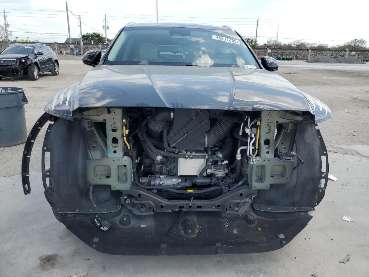 2022 Genesis Gv80 VIN KMUHBDSB2NU101119 Copart auction photo, front end damage thumbnail 5