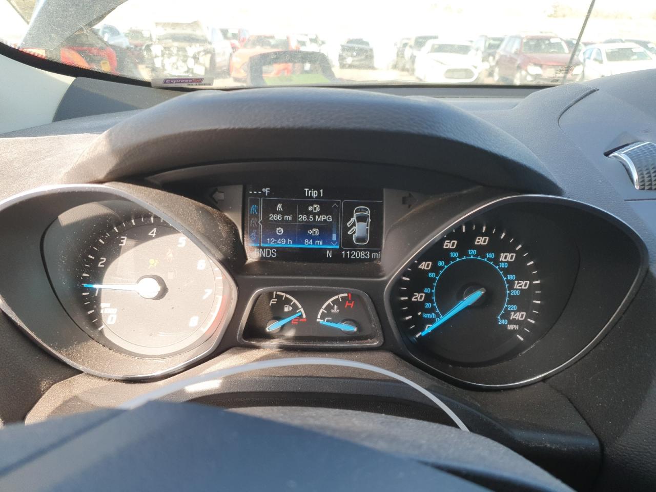 2014 Ford Escape VIN 1FMCU9J9XEUA28855 Copart auction photo, all over damage thumbnail 9