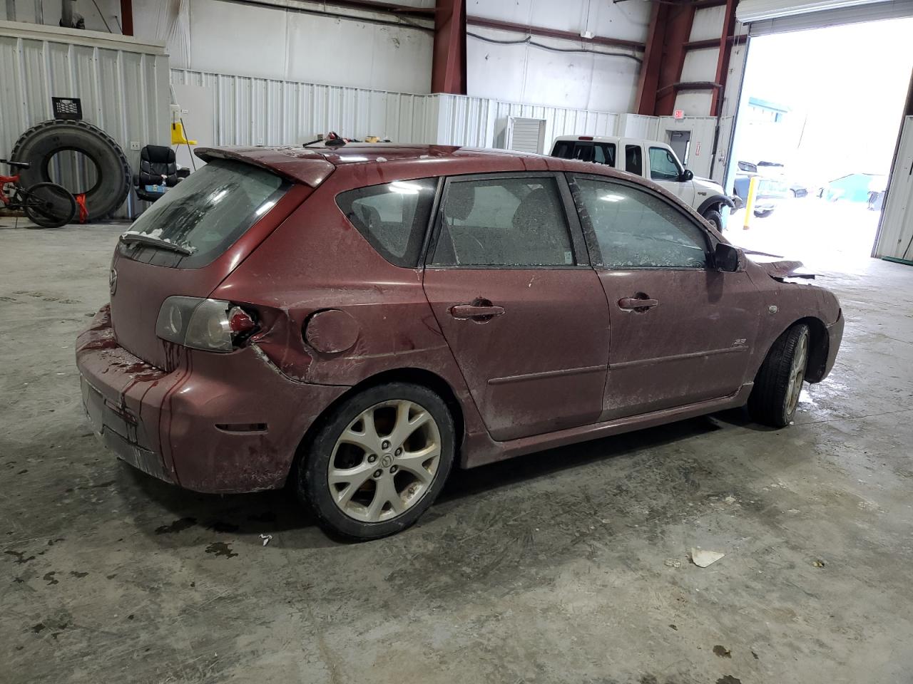 2009 Mazda 3 VIN JM1BK344791204111 Copart auction photo, front end damage thumbnail 3