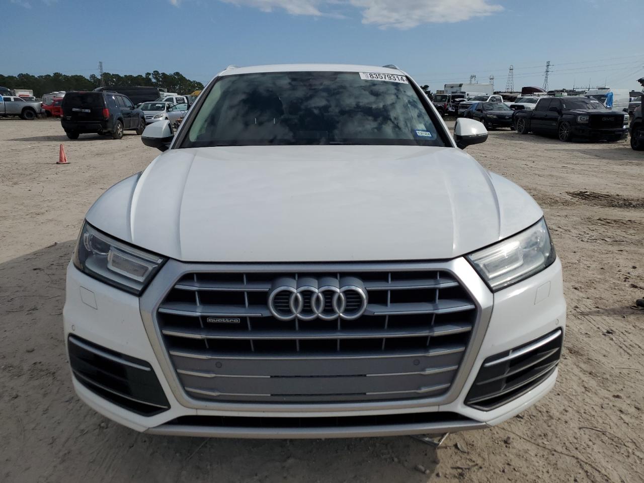 2020 Audi Q5 VIN WA1ANAFY9L2061228 Copart auction photo, side damage thumbnail 5
