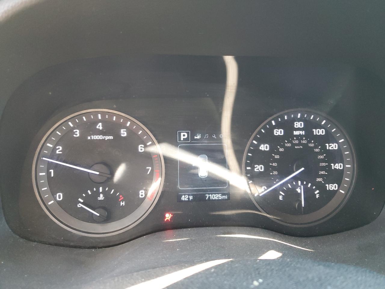 2016 Hyundai Tucson VIN KM8J3CA20GU098846 Copart auction photo, front end / hail damage thumbnail 9