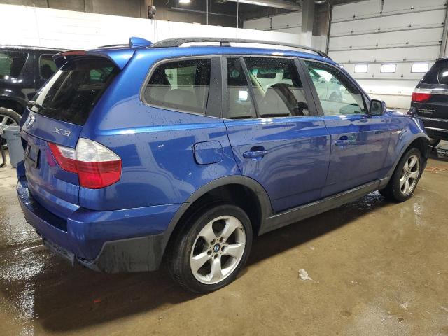2008 BMW X3 VIN WBXPC93428WJ02985 Copart auction photo, front end / rear end damage thumbnail 3