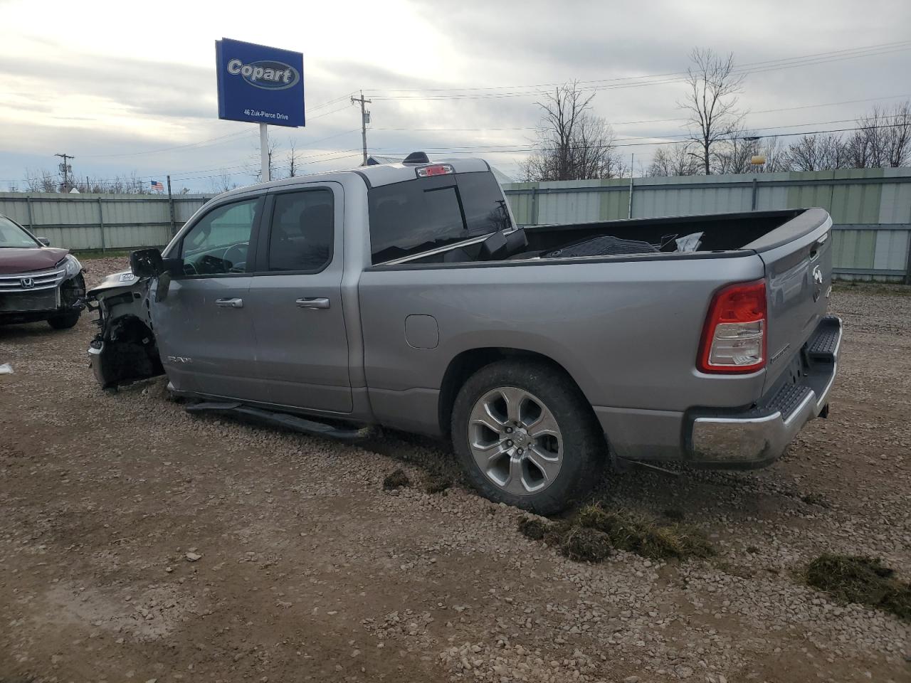 2022 RAM 1500 VIN 1C6SRFBTXNN116560 Copart auction photo, front end / side damage thumbnail 2